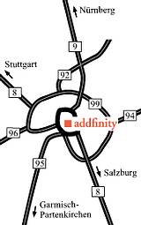 Your directions to addfinity